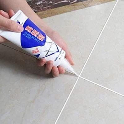 Vekaa Waterproof Tile Gap/Crack/Grout Filler Water Resistant Silicone Sealant for DIY Crack Filler(180 ml)