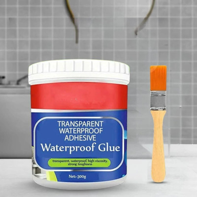 DR.GADGET Transparent Waterproof Glue For Leakage Protection of Indoor & Outdoor Bathroom Crack Filler(300 g)