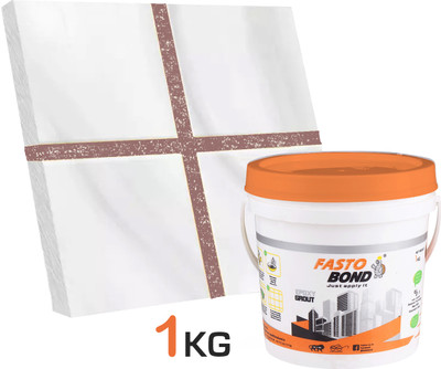 Fastobond 1 Kg Epoxy Tile Grout 3 Components Teracotta Silver Crack Filler(1 kg)