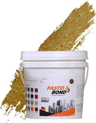 Fastobond Golden Glitter Epoxy Tile Grout 3 Components Crack Filler(5 kg)