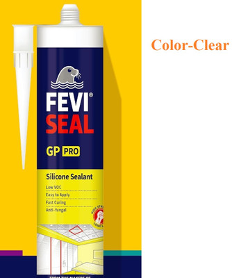 Pidilite Dr.Fixit-FeviSeal-Acetoxy-Silicon-Sealant_280ML Crack Filler(280 ml)
