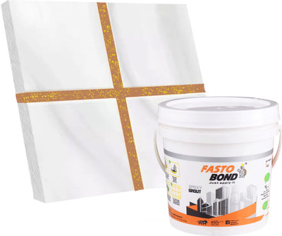 Fastobond GlitterEpoxy Tile Grout 3 Components Beige Golden Crack Filler(5 kg)