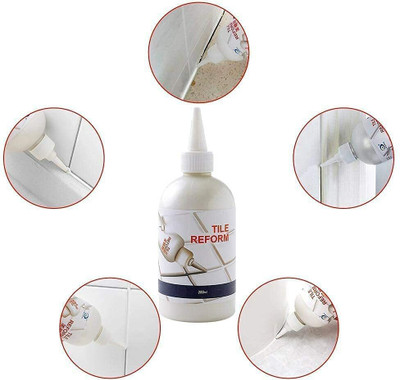 KRIYAART Tiles Gap Filler, Waterproof Grout Sealant Agent For Kitchen, Bathroom, Balcony Crack Filler(280 ml)
