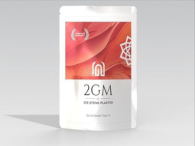 2GM Dental Orange Die Stone Type IV Crack Filler(1 kg)