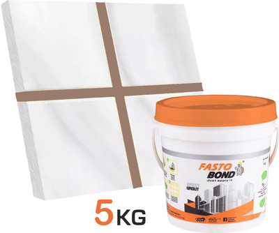 Fastobond 5 Kg Epoxy Tile Grout 3 Components Mashroom Solid Crack Filler(5 kg)