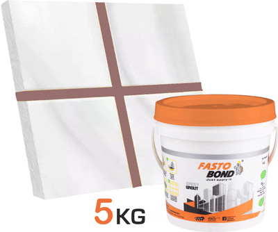 Fastobond 5 Kg Epoxy Tile Grout 3 Components Teracotta Solid Crack Filler(5 kg)
