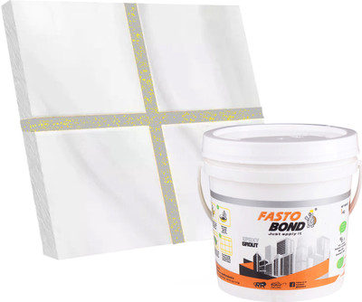 Fastobond GlitterEpoxy Tile Grout 3 Components Steel Gray Golden Crack Filler(1 kg)