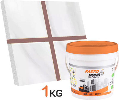 Fastobond 1 Kg Epoxy Tile Grout 3 Components Teracotta Solid Crack Filler(1 kg)