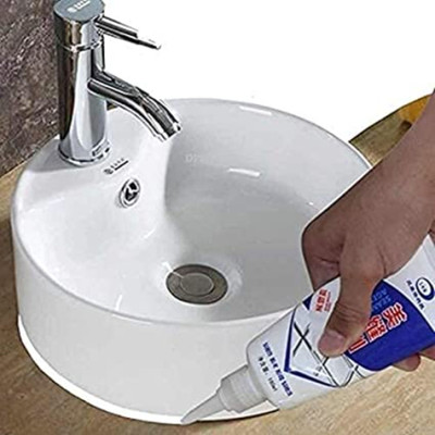 Kevalam Enterprise Silicone Sealant for DIY Home Sink Gaps/Tiles Gaps/Grouts Repair Filler Tube Crack Filler(180 ml)