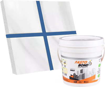 Fastobond Epoxy Tile Grout 3 Components ALPEN BLUE COLOR Crack Filler(1 kg)