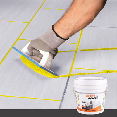 Fastobond Epoxy Tile Grout 3 Components Yellow Crack Filler(5 kg)