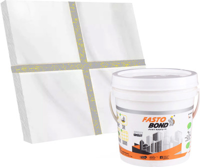 Fastobond 5 Kg Epoxy Tile Grout 3 Components Golden gray Golden Crack Filler(5 kg)