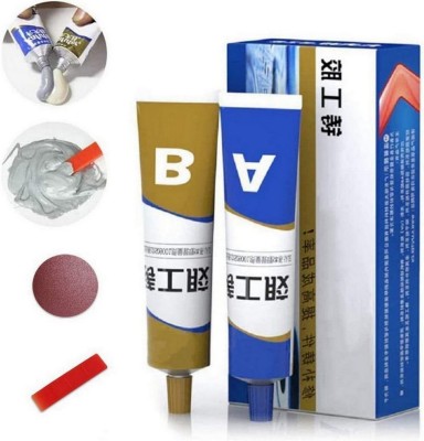 RBGIIT Weld Glue Aluminum, Stainless Steel Appliances Casting Metal Repair Glue 50 g K1 Glue(50 ml)