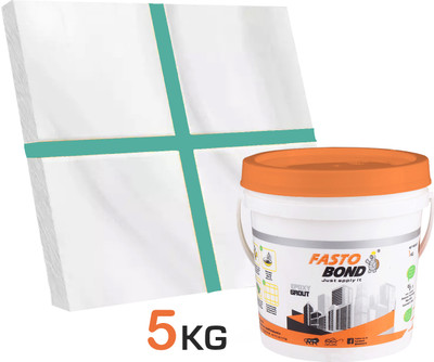 Fastobond 5 Kg Epoxy Tile Grout 3 Components Olive green Solid Crack Filler(5 kg)