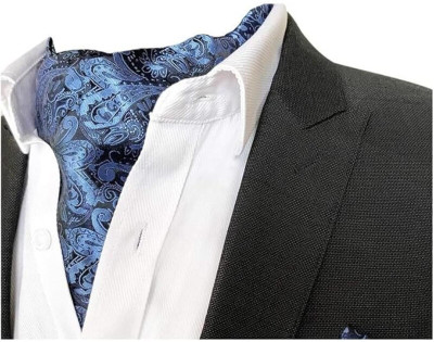 MASTYLE Mastyle Fine Warp Polyester Men's Scarf | Cravat Tie For Men Cravat(Pack of 1)
