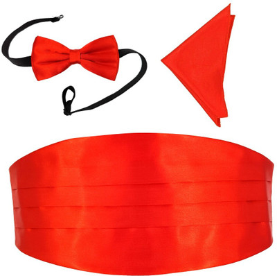GOOD ONE STORE RED CUMMURBUND Cravat(Pack of 3)