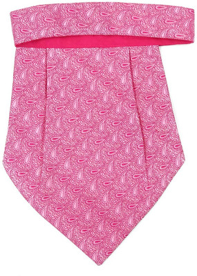 GOOD ONE STORE Micro Cravat set with pocket square for Men's (Magenta 103) Cravat
