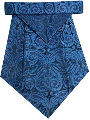 RIYASAT Paisley Cravat Ascot Tie for Men Self Tie Necktie and Pocket Square Cravat(Pack of 1)