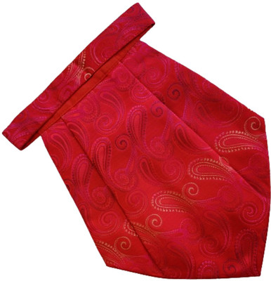 VOICI Red color Self Design Cravat(Pack of 1)