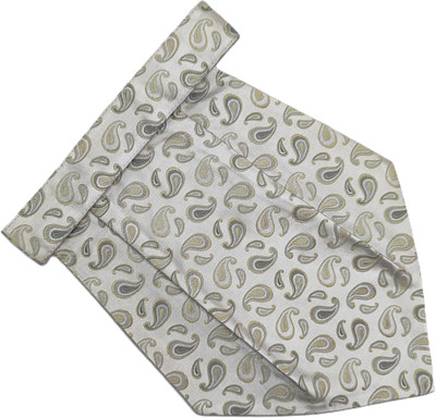 VOICI Mens Cravats Necktie Gold & Beige Color Cravat(Pack of 1)
