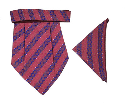 GOOD ONE STORE Micro Cravat set with pocket square for Men's (Multicolor 147) Cravat