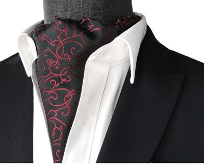 MASTYLE Mastyle Fine Warp Polyester Men's Scarf | Cravat Tie For Men Cravat(Pack of 1)