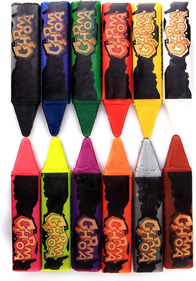 Paper Bear Arts Face and Body Paint Crayons For Makeup Of Kids(Set of 1, Pack of12)