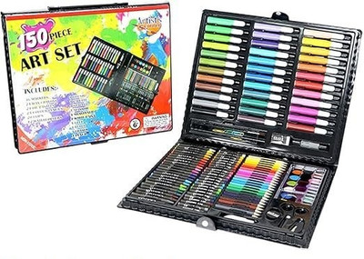 VIYUHK Children Deluxe Art Drawing Set for Kids Case Art and Craft Set(Set of 150, Multicolor)