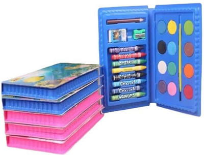 Le Delite 5 Gift Crayon Color Sets for Kids | Smooth&Vibrant Colors | School&Art Supplies(Multicolor)