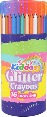smily kiddos Glitter crayons(Set of 1, all colors)