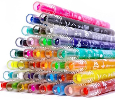 Gomzy Coloring kit Twistable 36 Shades Rolling Crayons Pen 17 cm long(Set of 36, Multicolor)