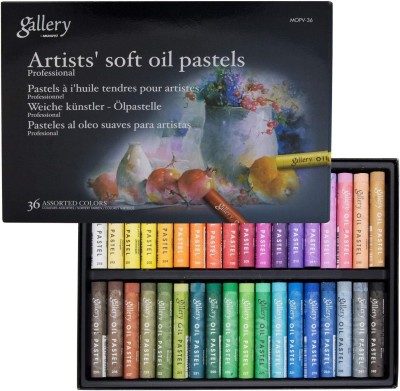 Mungyo Gallery Artists' Soft Oil Pastels Set Of 36 Colours(Set of 36, MULITCOLOR)