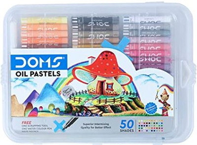 DOMS 50 SHADE OIL PASTEL COLORS(Multicolor)