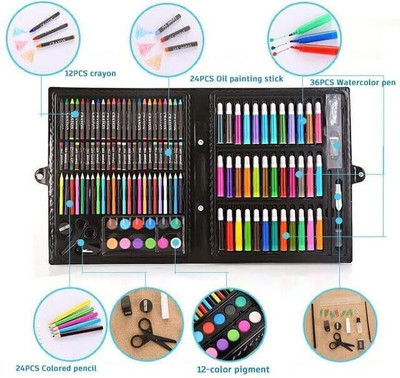 VIYUHK 150 Art Drawing & Painting Set for kids(Set of 150, Multicolor)