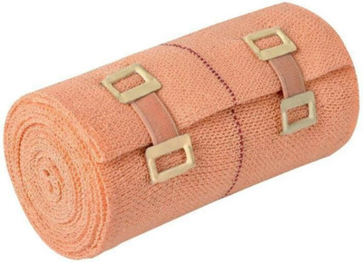 LISAMED Elastic Cotton Crepe Bandages | Pain Relief & Elastic Compression(10CM X 4M, 10) Crepe Bandage