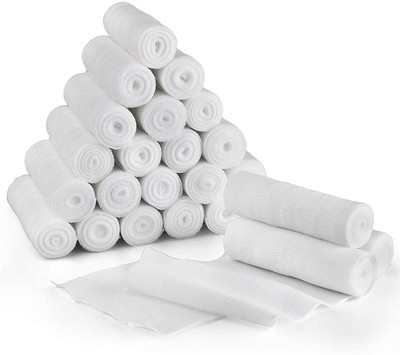 RARE OCEANS ELASTIC BANDAGE FOR FIXATION ROLLS NON-STERILE (PACK OF 12) 10CM X 3MTR Crepe Bandage