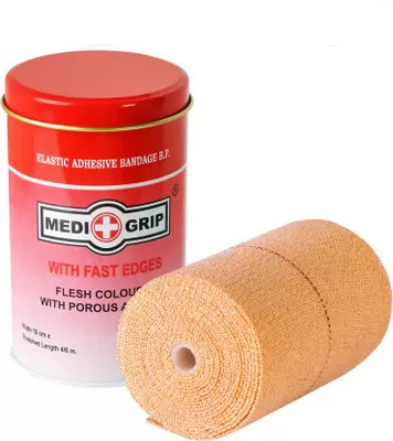 BADWAIK Elastic Adhesive Bandage 10 cm X 4 m (Pack of 1) Crepe Bandage