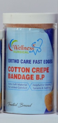 Wellness COTTON CREPE BANDAGE 10CM*4M Crepe Bandage