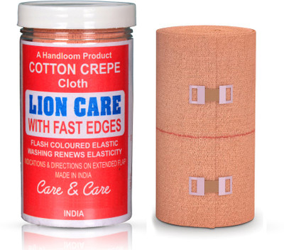 LION CARE Crepe Bandage (Pack of 2) 10cm X 4 Meter Crepe Bandage(10 cm)