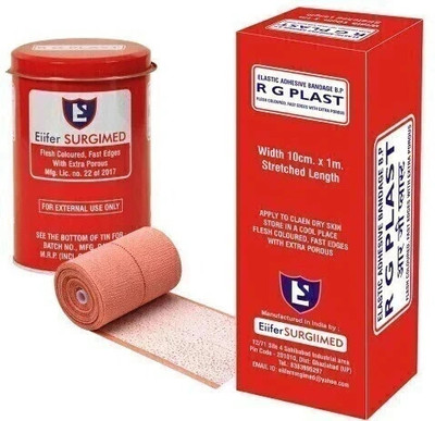 R G PLAST RGPLST-4 Crepe Bandage(10 cm)