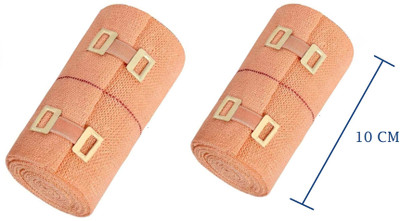 Maleno Cotton Crepe Bandage Width 10 cm (Pack of 2) Crepe Bandage(10 cm)