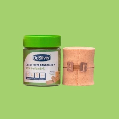 DR SILVER Elastic Crepe bandage 6cm*4mtr Crepe Bandage