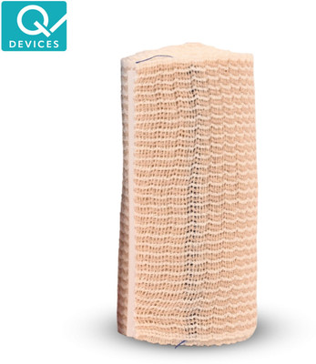 Q DEVICES Self-Closure, Velcro & Air-Permeable | Elastic Crepe Bandage(10 cm)
