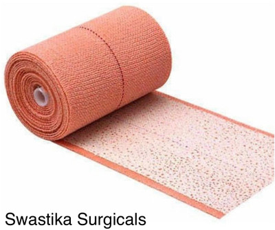 Swastika Life GSW Synoband Elastic Adhesive Bandage 10 cm* 4mtr 2.77 Crepe Bandage(10 cm)