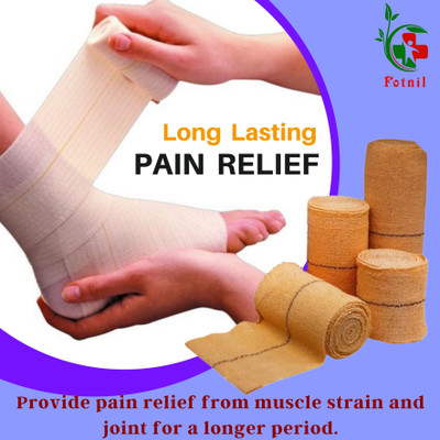 SWASTIKA Superb Crepe Bandage With Fast Edges (Width 10 cm * length 4 Mtr. 9.766 Crepe Bandage(10 cm)