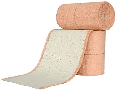 Jetflon Medicare Elastic Adhesive Bandage Self-Sticking Crepe Adhesive 10cm x 4.5mtr Crepe Bandage(8 cm)