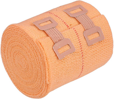IDEAL Cotton Crepe Bandage(10cm x 4cm) Elastic, for Sprains and Strains (Pack of 3) Crepe Bandage(10 cm)