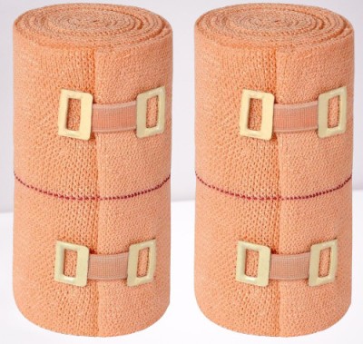 VOIISH Cotton Crepe Bandage (10CM X 4M) Pack of -2 Crepe Bandage(10 cm)