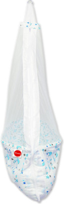 VParents Galaxy baby cradle with Attached bed and Mosquito net(Blue)