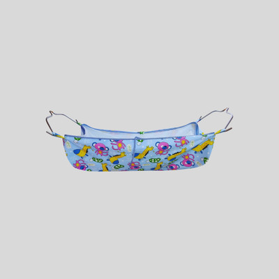Hooper Soft Cloth Swing Baby Cradle With SS Hooks and Net, Hammock, Jhoola, Khoya(Blue)